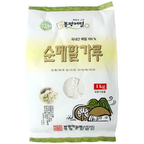 봉평메밀 순메밀가루 1Kg / 100% 국내산 메밀가루 / 산지직배송